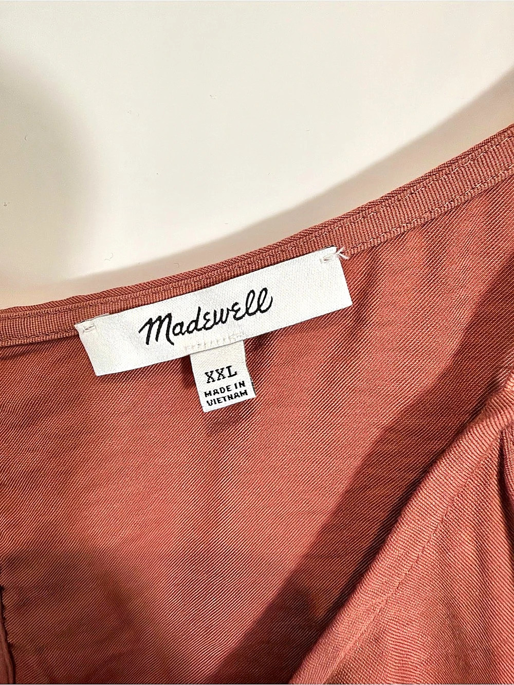 Madewell Gathered Long Sleeve Blouse XXL - Picture 6 of 6